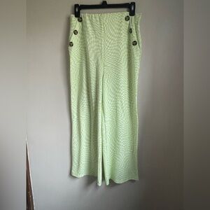 Derek heart high waisted retro flare green slacks